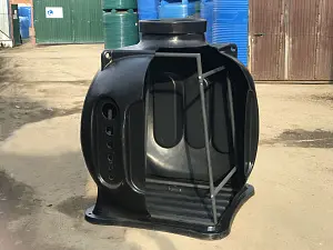 Пластиковый колодец связи КС-5 с каркасом, с крышкой D560 мм 8